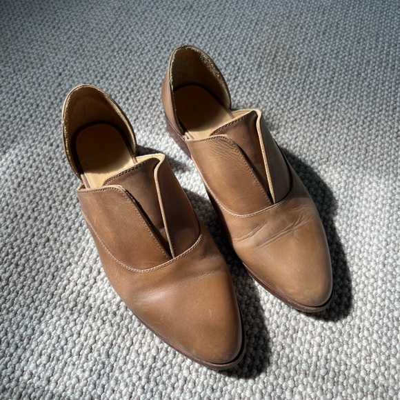 Nisolo Emma D’Orsay Oxford shoes almond color size 8.5 very good condition - Picture 5 of 6